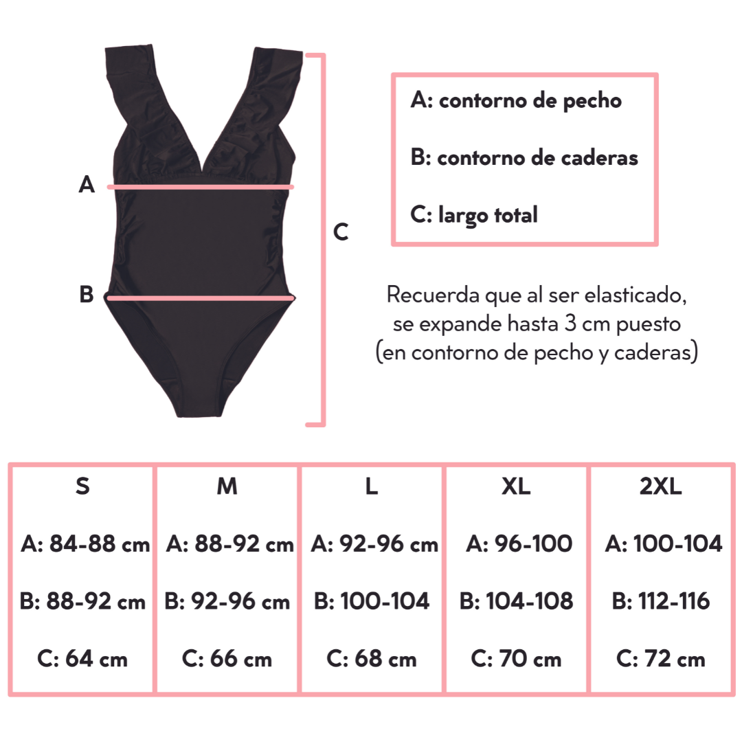 Traje de Baño Coral para piscina o mar (flujo leve)