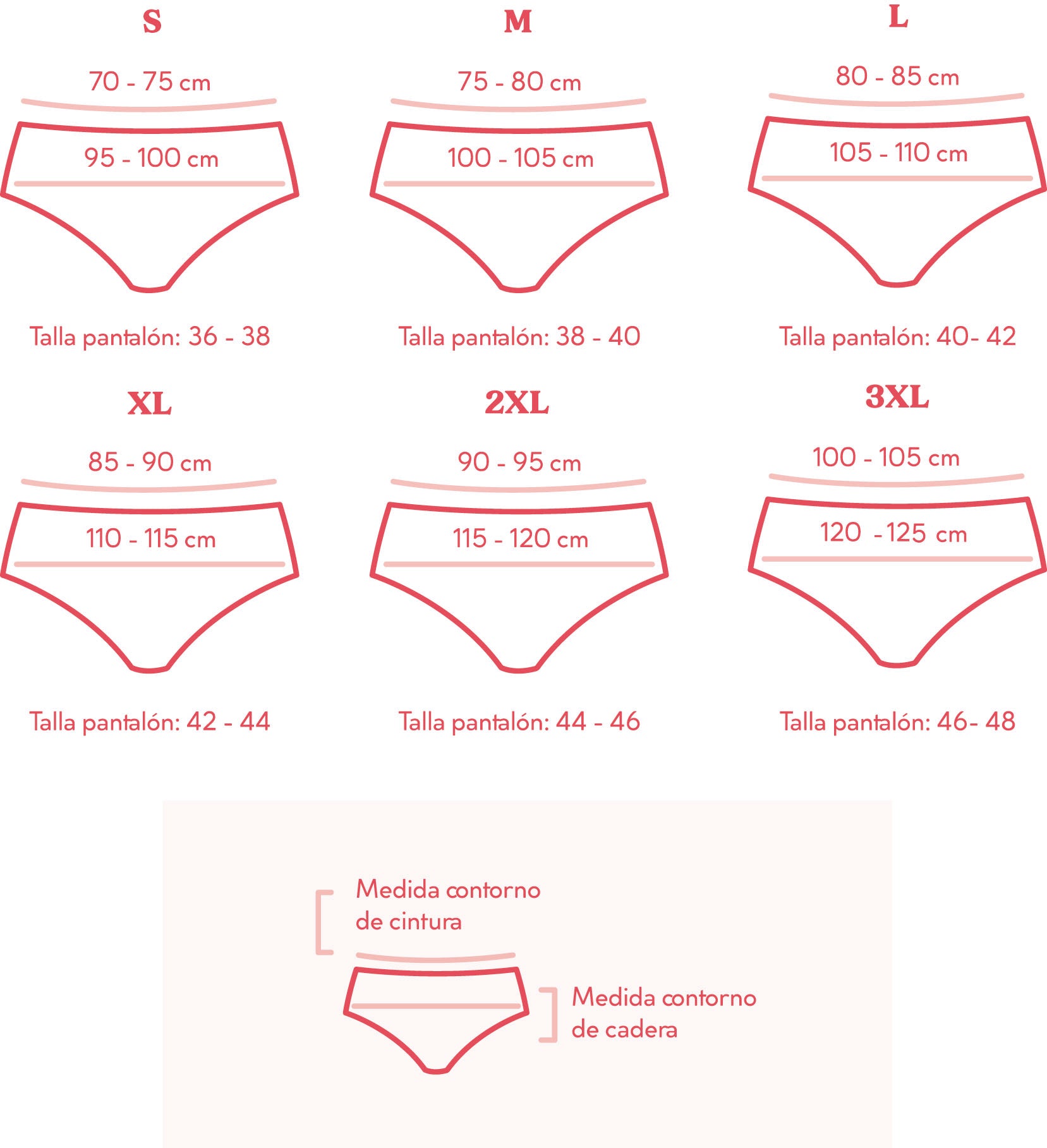 Calzón Paula (flujo moderado)